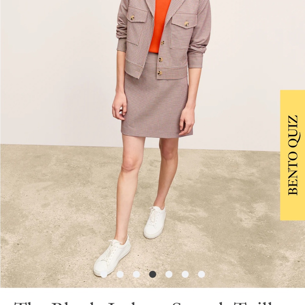 MM Lafleur Rhoda Jacket Stretch Twill - mini check